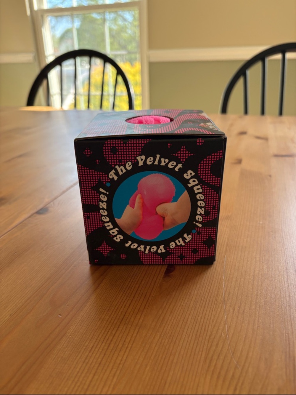 Super NeeDoh Fuzz Ball Plush Squeeze Toy - Pink - Picture 2 of 5